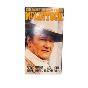 Western Movie VHS Tape 1993 Simitar Adult OS Multi McLintock John Wayne